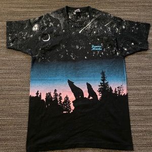 Vintage 90 Alaska t shirt all over print